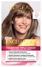 Conjunto de coloração permanente creme Excellence com amônia