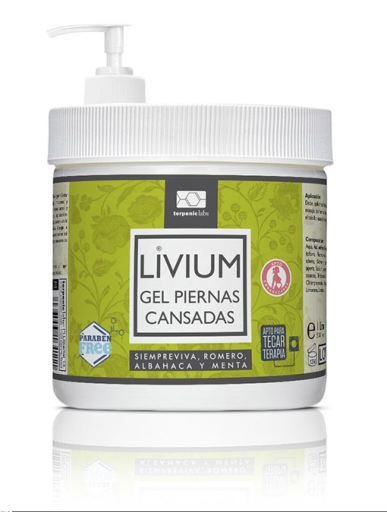 Gel ativador Livium para pernas cansadas