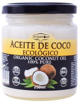 Óleo de coco 100% puro 250ml