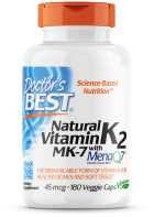 Vitamina K2 Natural Mk7 Com Menaq7 45Mcg 180 Cápsulas Vegetais