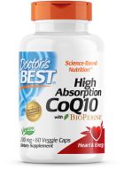 High Absorption Coq10 With Bioperine 200 mg 60 Cápsulas Vegetais