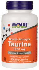 Taurina 1000 mg Dupla Força 100 Cápsulas Vegetais