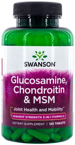 Glucosamina condroitina e MSM 120 comprimidos