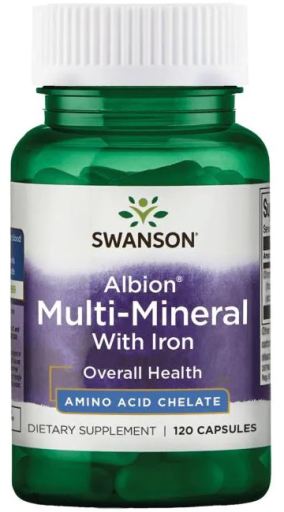 Albion Quelado Multi Mineral 120 Cápsulas