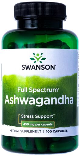 Ashwagandha 450mg 100 cápsulas