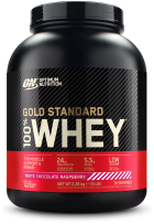 100% Whey Gold White Chocolate Late Framboesa 2,28 kg