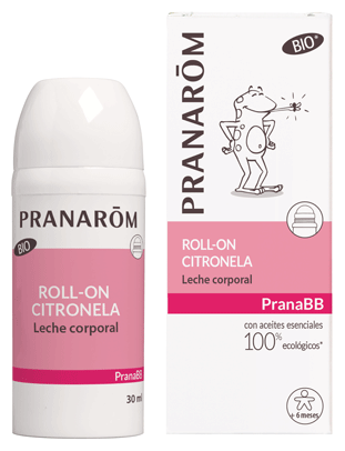 PranaBB Leite Corporal Orgânico Roll-On Citronela 30 ml