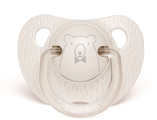 Pacifier Evolution Anatomical Gray Bear 0 a 6 meses