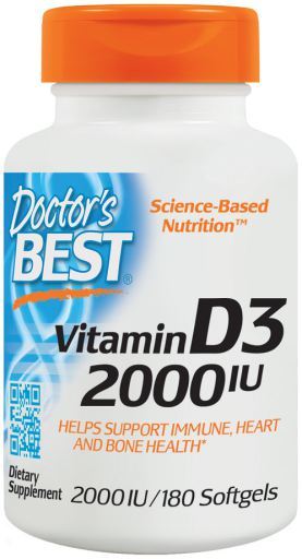 Vitamina D3 2000 IU 180 Softgels