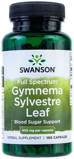 Gymnema Sylvestre Folha 400mg 100 Cápsulas