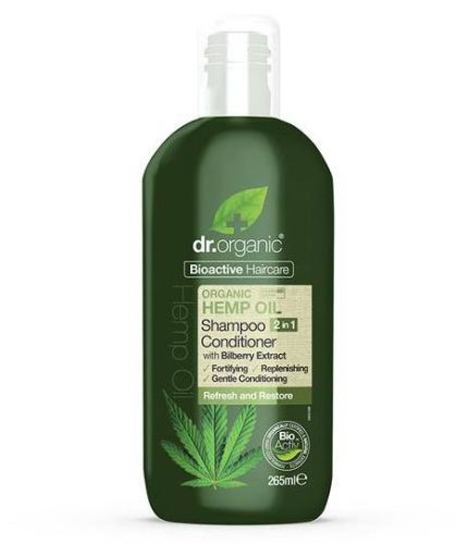 Shampoo e condicionador de óleo de cânhamo 265 ml