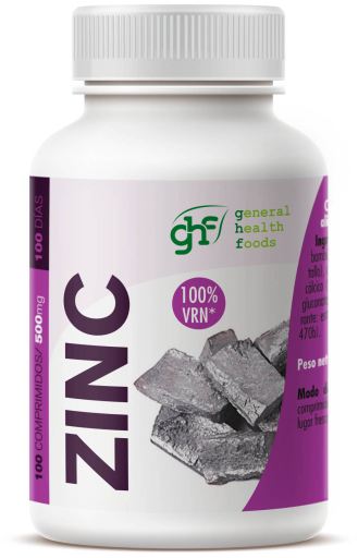 Zinco 100% 500mg 100 comprimidos