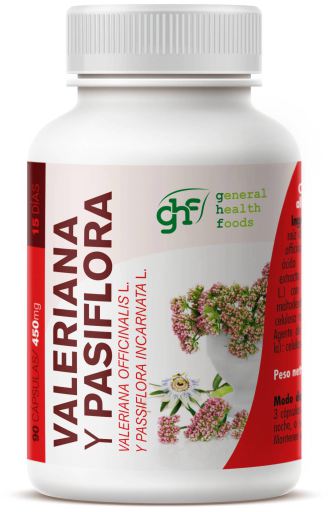 Valeriana + Passiflora 450 mg 90 Cápsulas