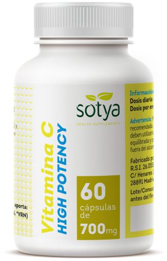 Vitamina C Alta Potência 60 cápsulas de 700 mg