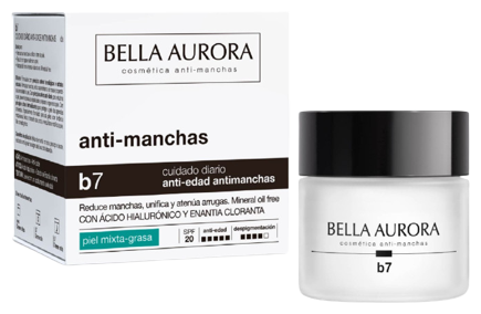 B7 Creme Antienvelhecimento e Manchas Pele Mista Oleosa SPF 20 50 ml