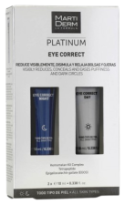 Corretor de olheiras diurno e noturno Platinum 2 x 100 ml