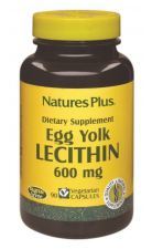 Lecitina de ovo 600 mg 90 cápsulas