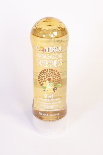 Gel de massagem com efeito de calor Madagascar Sweetness 2 em 1 - 200 ml