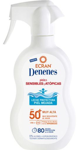 Leite Protetor Denenes Pele Sensível e Atópica SPF 50+ 300 ml