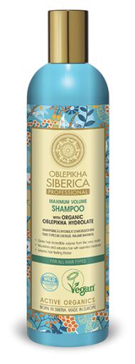 Shampoo Oblepikha para todos os tipos de cabelo 400 ml