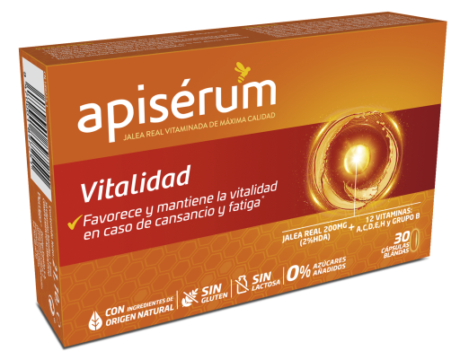 Apiserum Vitality 30 cápsulas