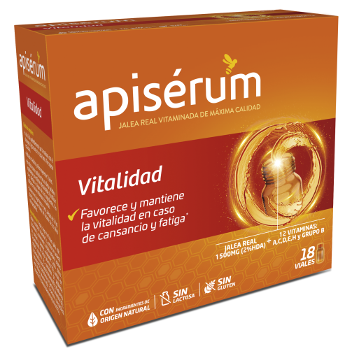 Apiserum Vitality 18 frascos