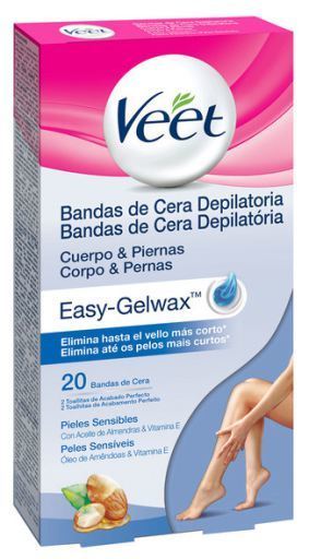 Bandas Depilatórias de Cera 20 Unidades