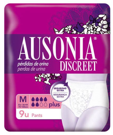 Pants Discreet Plus Size M 9 Unidades