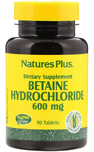 Cloridrato de Betaina 600 mg 90 Comprimidos