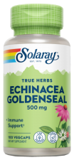 Raiz de Echinacea e Goldenseal 500 mg 100 Cápsulas Vegetais