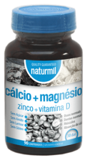 Comprimidos de cálcio + magnésio + zinco vitamina D 90