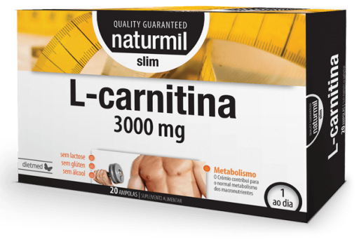 L-Carnitina Slim 3000mg 20 Ampolas