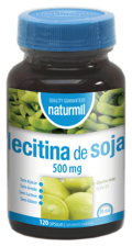 Lecitina de Soja 500 mg 120 Cápsulas