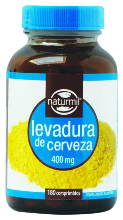 Levedura de cerveja 400mg 180 cápsulas