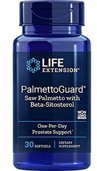 PalmettoGuard Saw Palmetto Fórmula de raiz de urtiga com sitosterol beta 30 pérolas