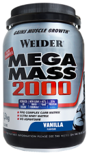 Mega Mass 2000 Sabor baunilha 1 5 kg