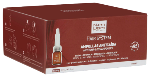 Hair System Ampolas Anti-Queda de Cabelo 14 Unidades