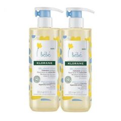 Duo Gel de Limpeza Suave para Bebê 2 x 500 ml