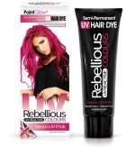 Corante neon semipermanente Rebellious Uv Reactive 70 ml