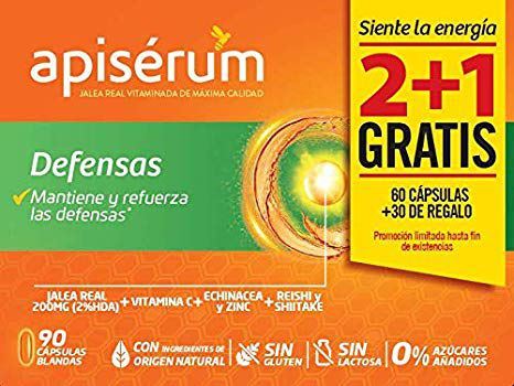 Apisérum Defenses Pack 60 cápsulas + 30 cápsulas presente