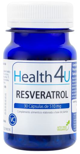 Resveratrol 510 mg 30 Cápsulas