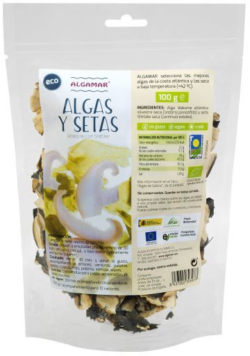 Algas e Cogumelos 100gr