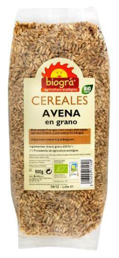 Farinha de aveia biológica 500 gr