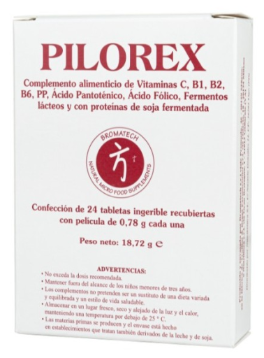 Pilorex 24 comprimidos