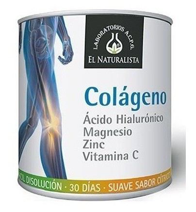 Colágeno + Ac hialurônico + mg + Zn + Vit c 390 gr