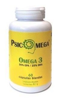 Suplemento dietético Psicomega 60 cápsulas