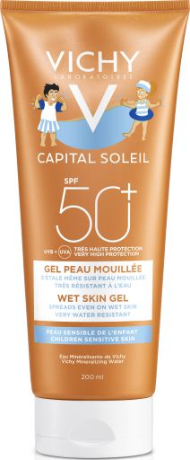 Capital Soleil Gel Pele Molhada Infantil FPS 50+ 200 ml