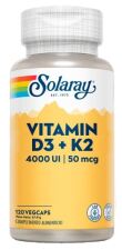 Vitamina D3 + K2 120 Cápsulas