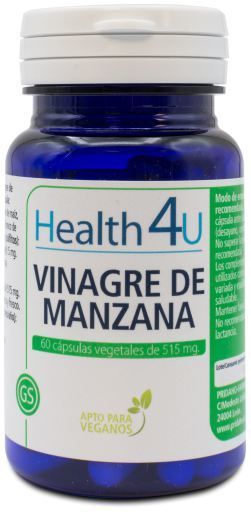 Vinagre de maçã 515 mg 60 Cápsulas de legumes