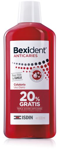 Pacote Bexident Anticários Colutório 500 ml + 1 peça